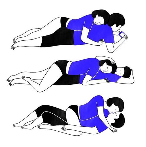 cuddling poses drawing